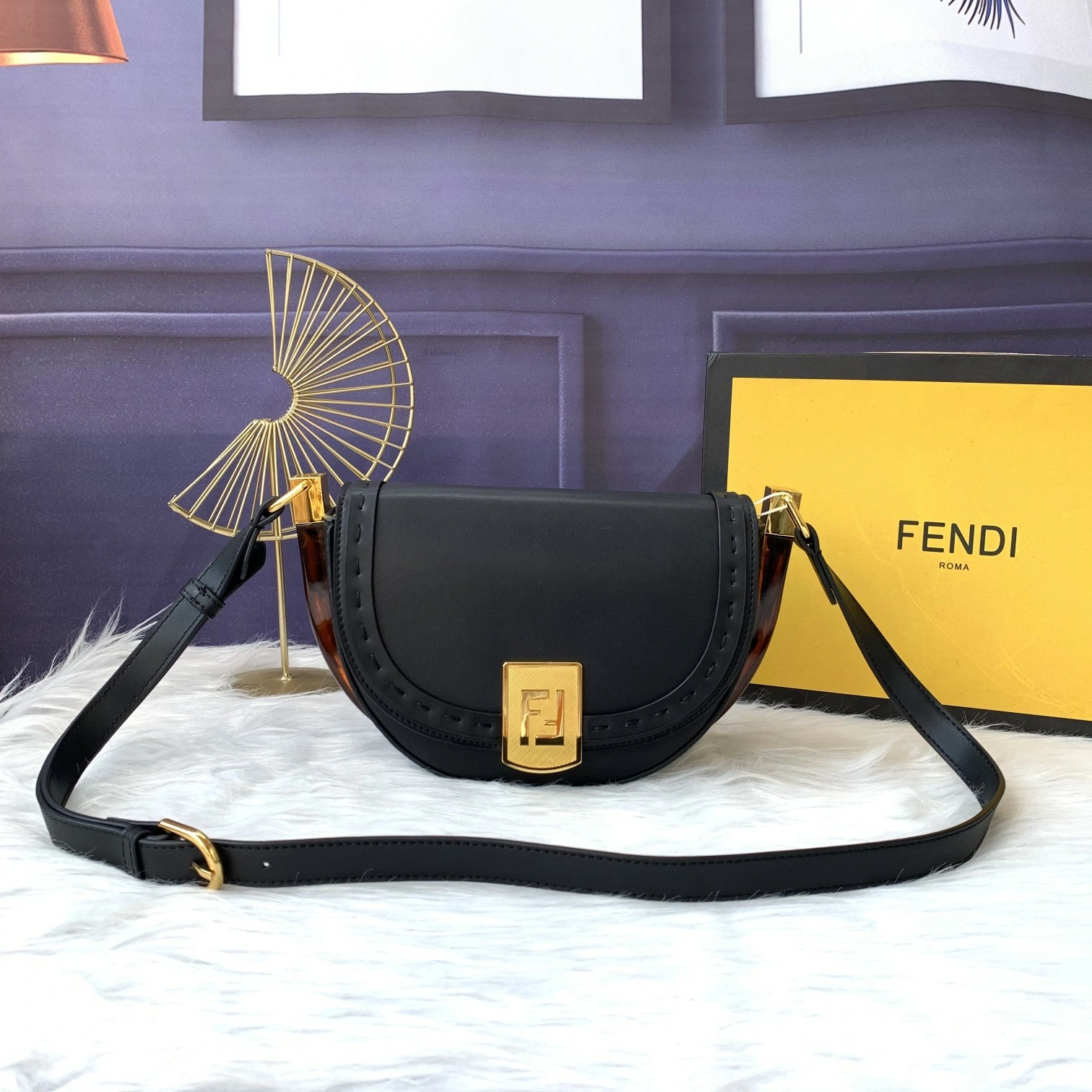 F*endi Top Bag 21*14*9cm DailyWear 9349