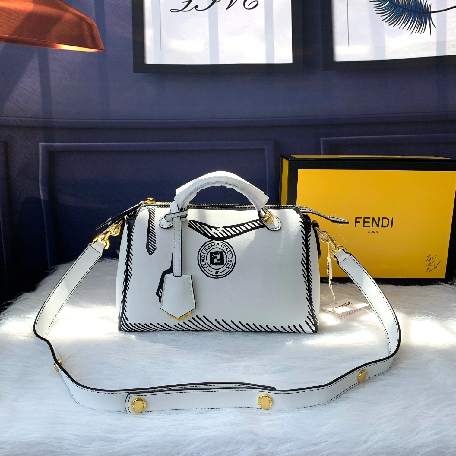 F*endi Top Bag 27*15*13cm FlexibleFit 9347
