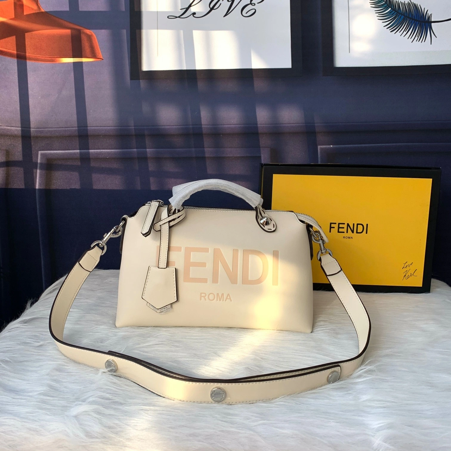 F*endi Top Bag 27*15*13cm Efficient 9351
