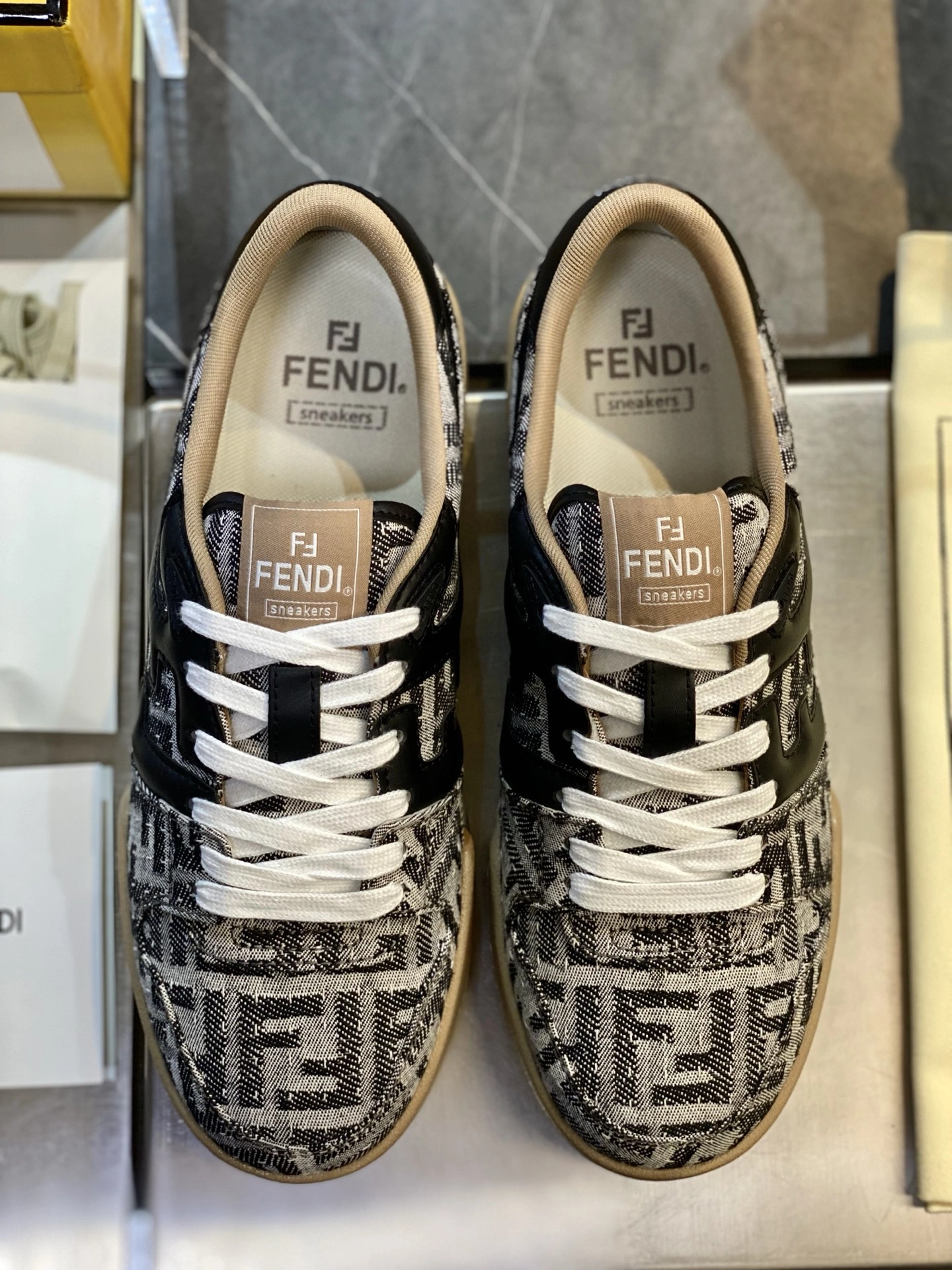 Affordable F*endi Top Sneaker Low RR 20250416- 6915