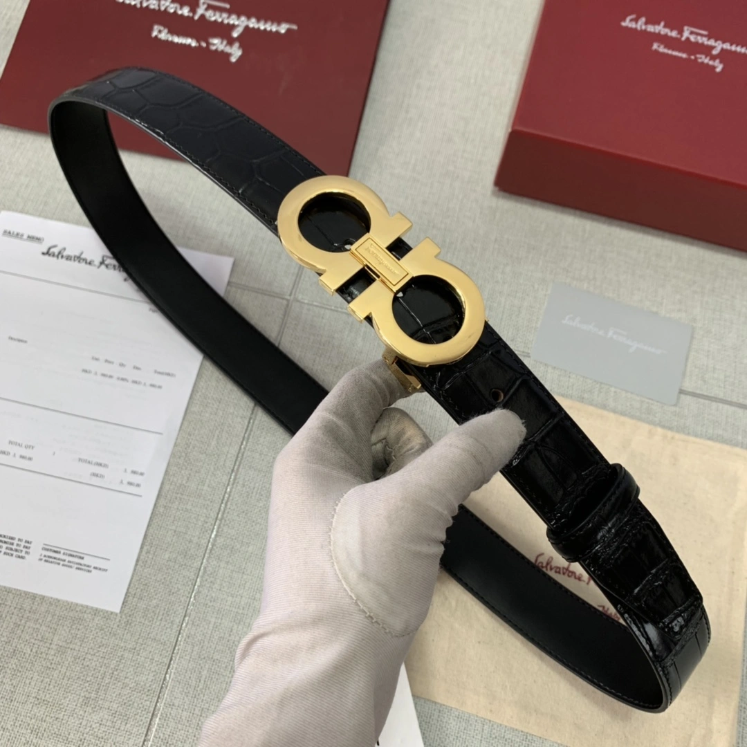 F*erragamo Belts Top Version Fashionable 16219