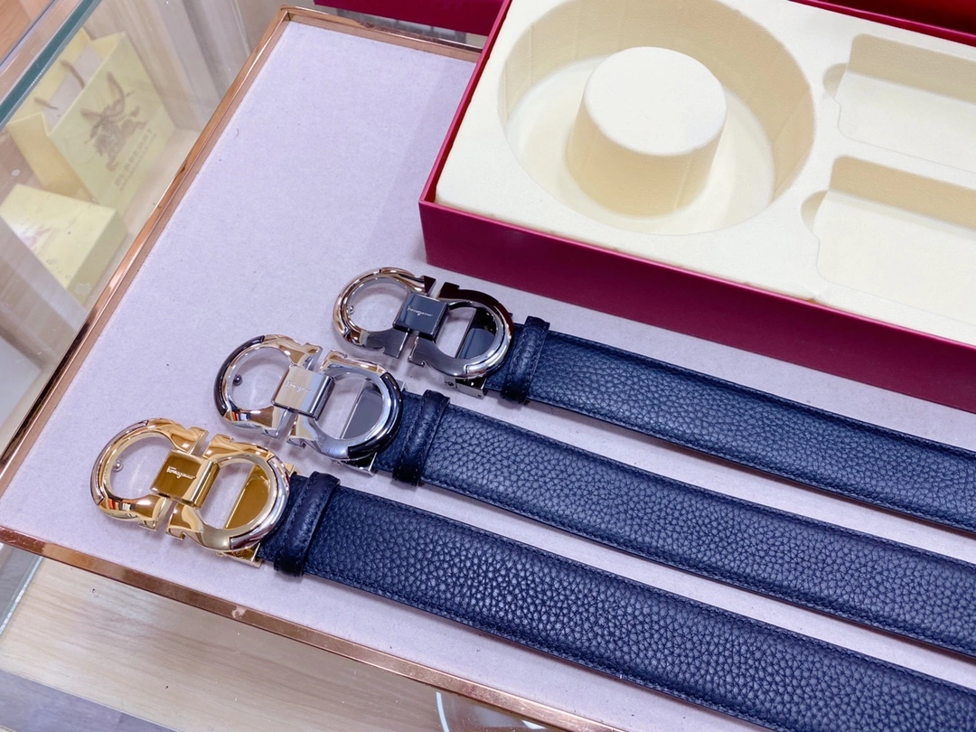 F*erragamo Belts Top Version TravelReady 16225
