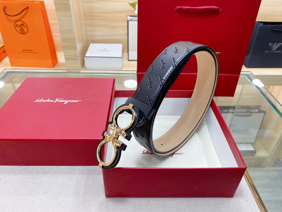 F*erragamo Belts Top Version Neat 16239