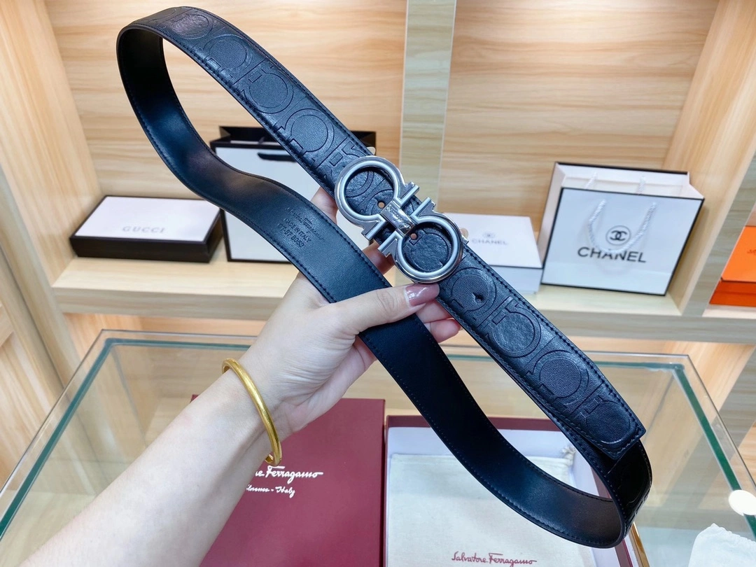 F*erragamo Belts Top Version Neat 16203