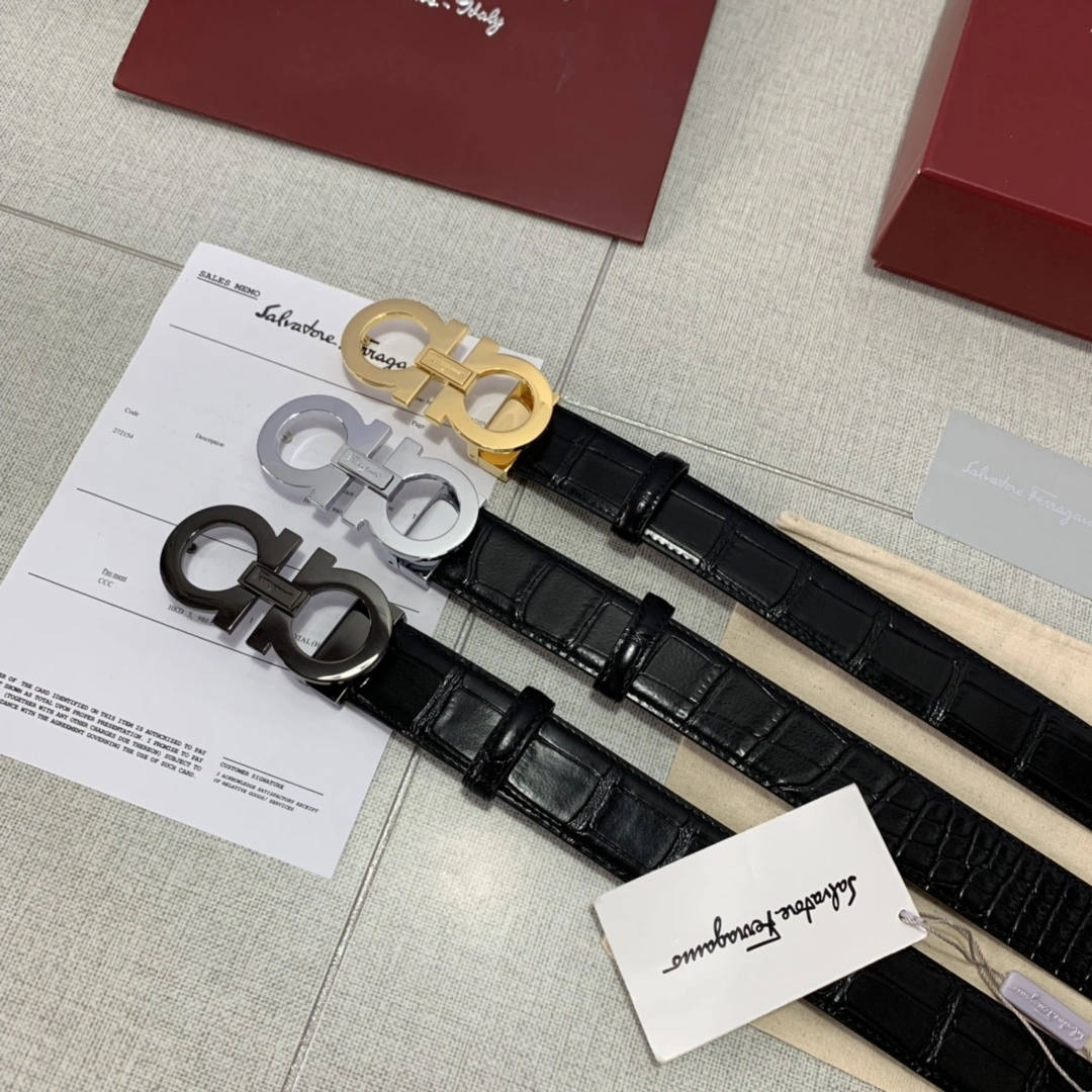 F*erragamo Belts Top Version Fashionable 16219