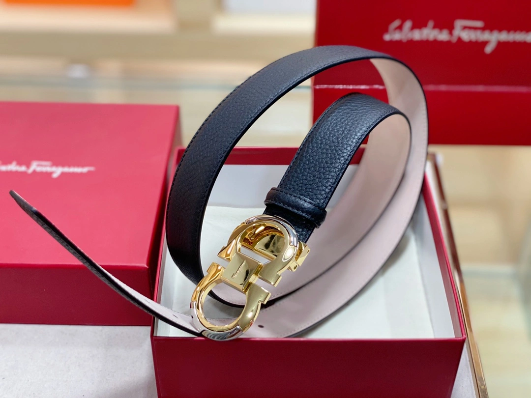 F*erragamo Belts Top Version TravelReady 16225