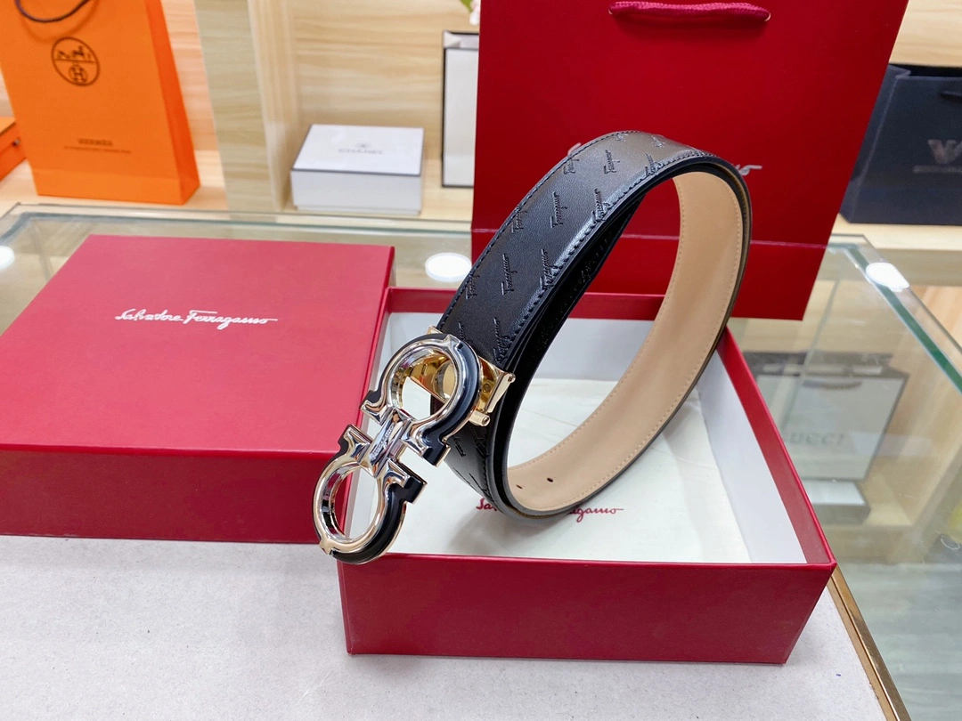 F*erragamo Belts Top Version Neat 16239