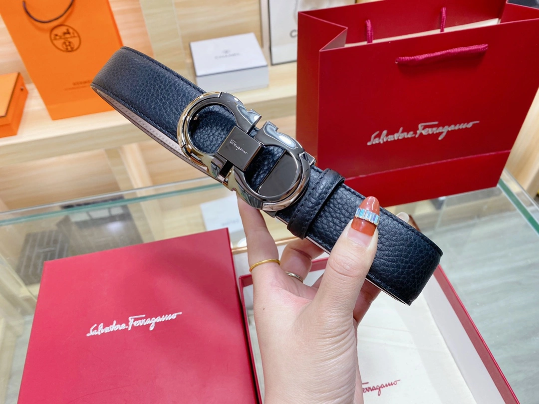 F*erragamo Belts Top Version TravelReady 16225