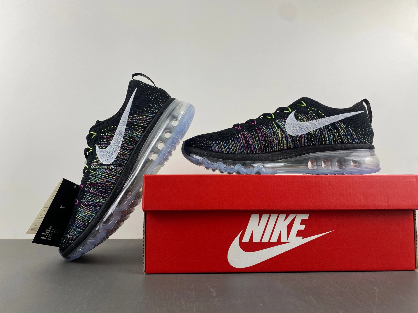 FreshLook Flyknit Air Max Black Multi-Color 620469- 860