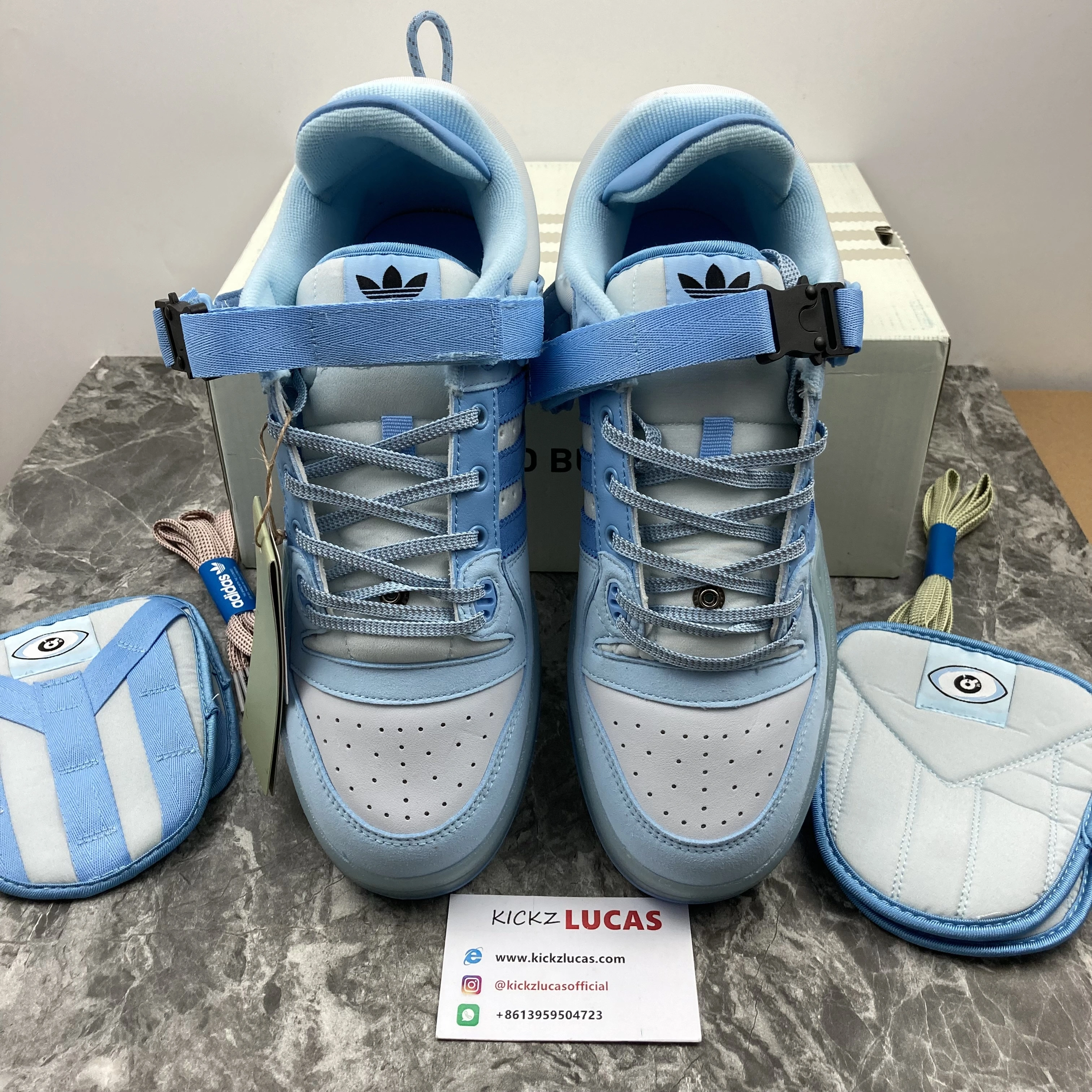 Trendsetting Forum Buckle Low Bad Bunny Blue Tint GY 2767