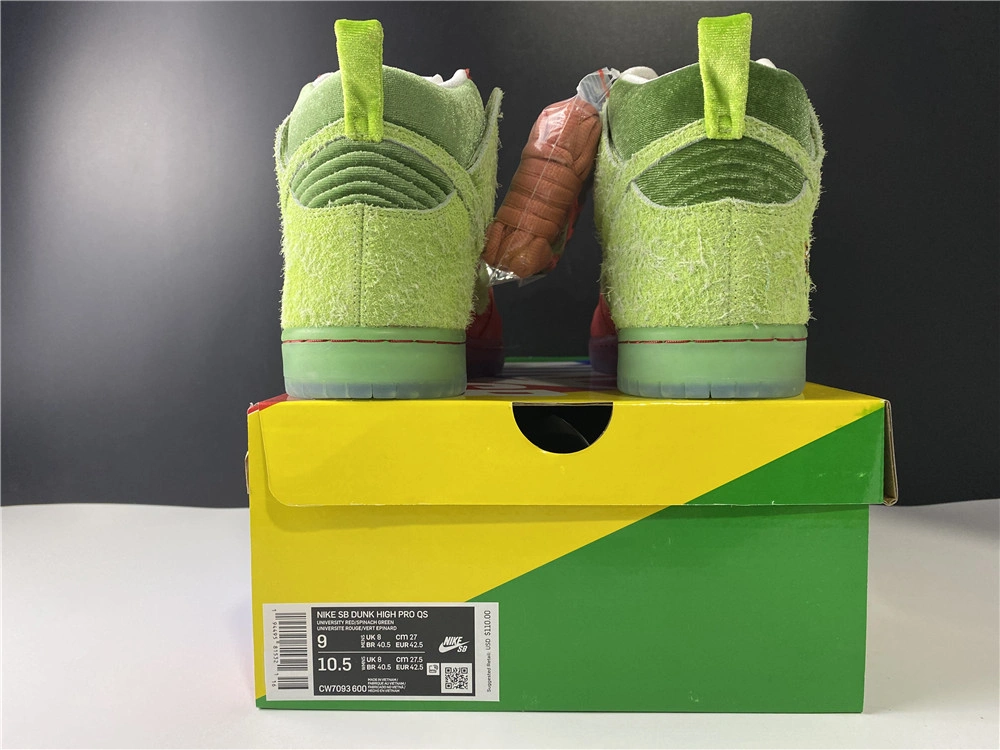 【Free Shipping】SB Dunk High Strawberry Cough CW7093- EasyMatch 615