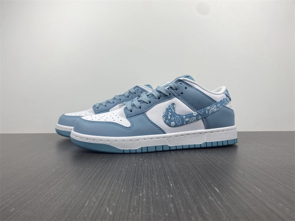 Stretchable 【Free shipping】Dunk Low Blue Paisley DH4401- 503