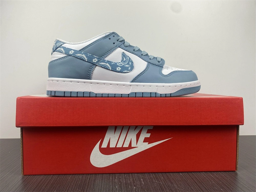 Stretchable 【Free shipping】Dunk Low Blue Paisley DH4401- 503