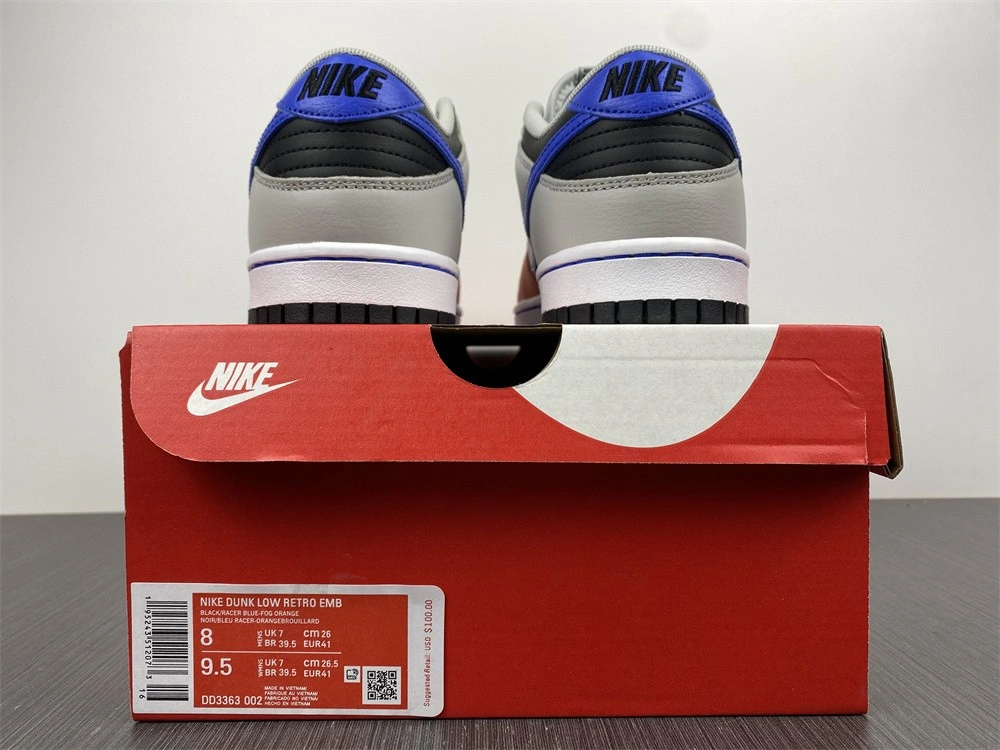 【Free shipping】Dunk Low EMB NBA 75th Anniversary Knicks DD3363- RelaxedFit 493