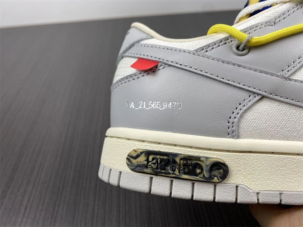 【Free shipping】Dunk Low Off-White Lot 27 DM1602- Contemporary 458