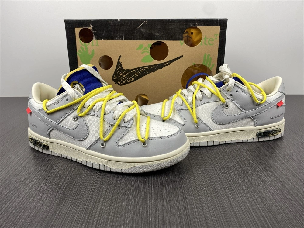 【Free shipping】Dunk Low Off-White Lot 27 DM1602- Contemporary 458
