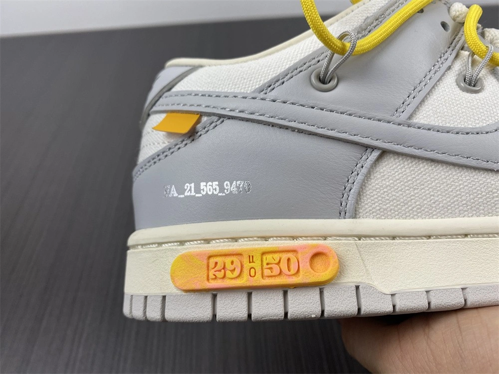 【Free shipping】Dunk Low Off-White Lot 29 DM1602- Fashionable 470