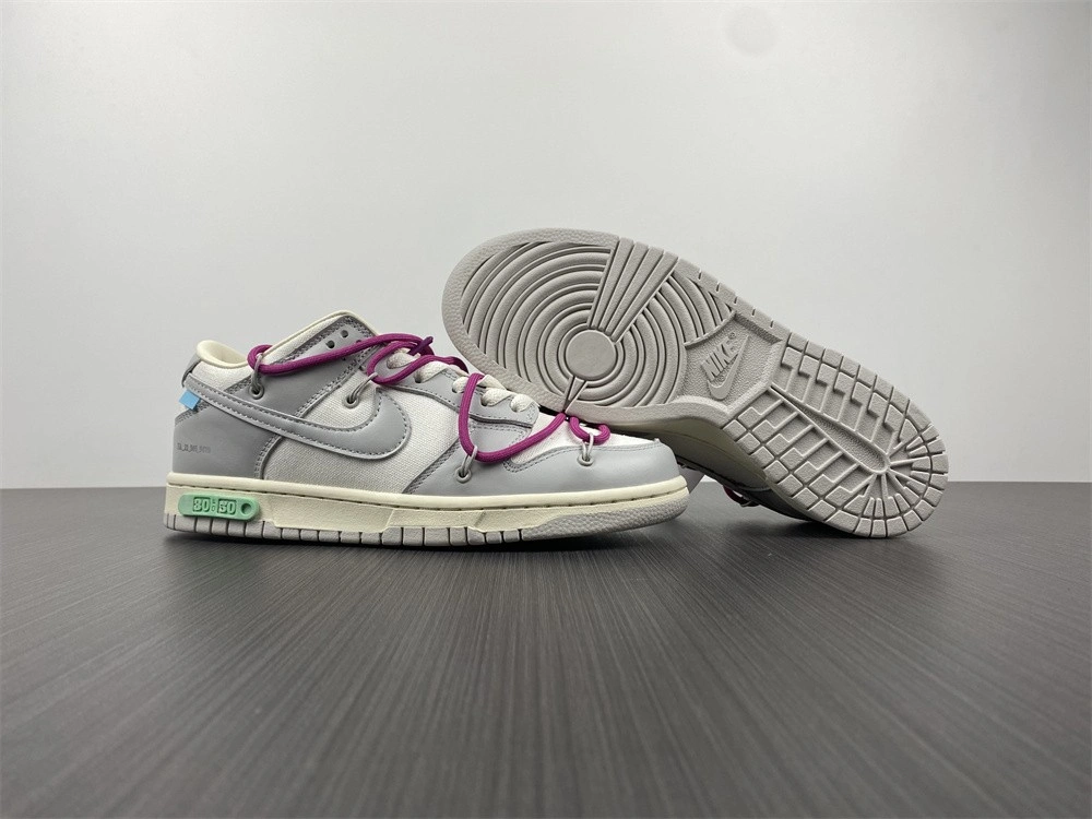 【Free shipping】Dunk Low Off-White Lot 30 DM1602- Reliable 454