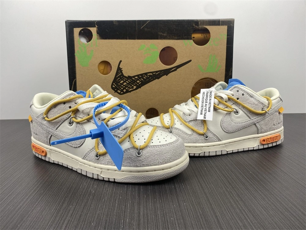 ZeroBulk 【Free shipping】Dunk Low Off-White Lot 34 DJ0950- 474