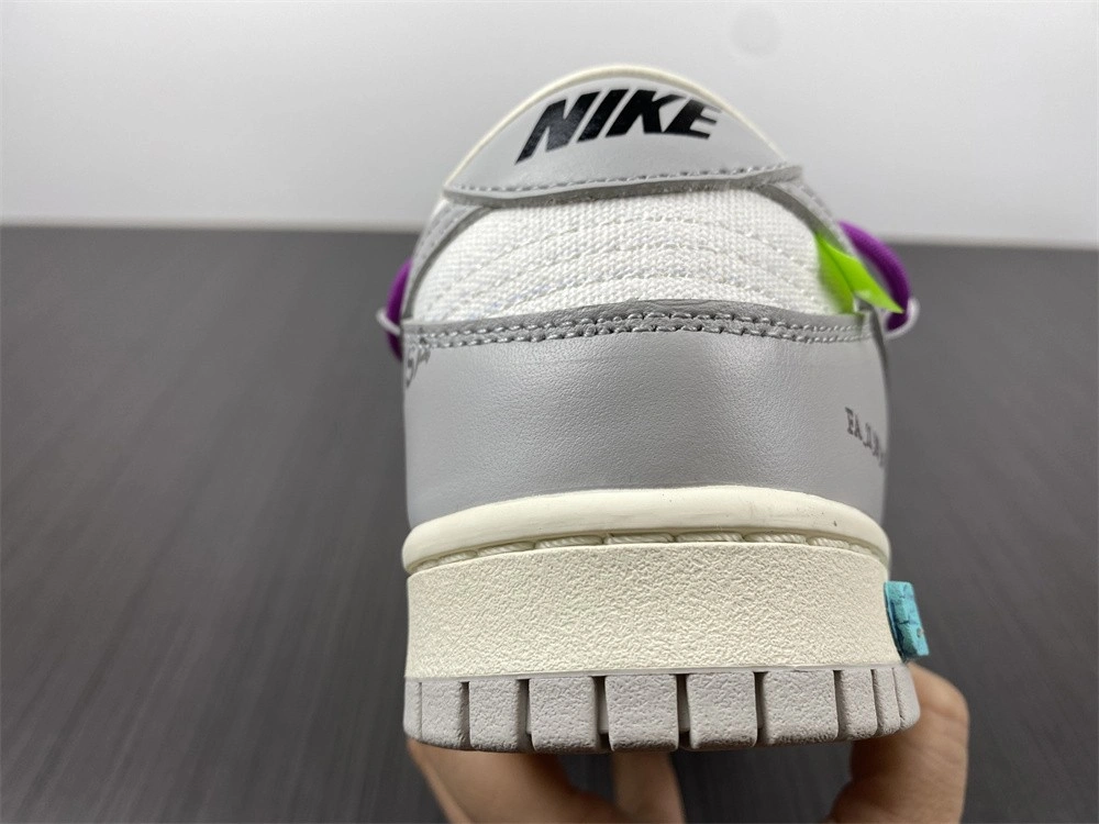 【Free shipping】Dunk Low Off-White Lot 45 DM1602- Colorful 456