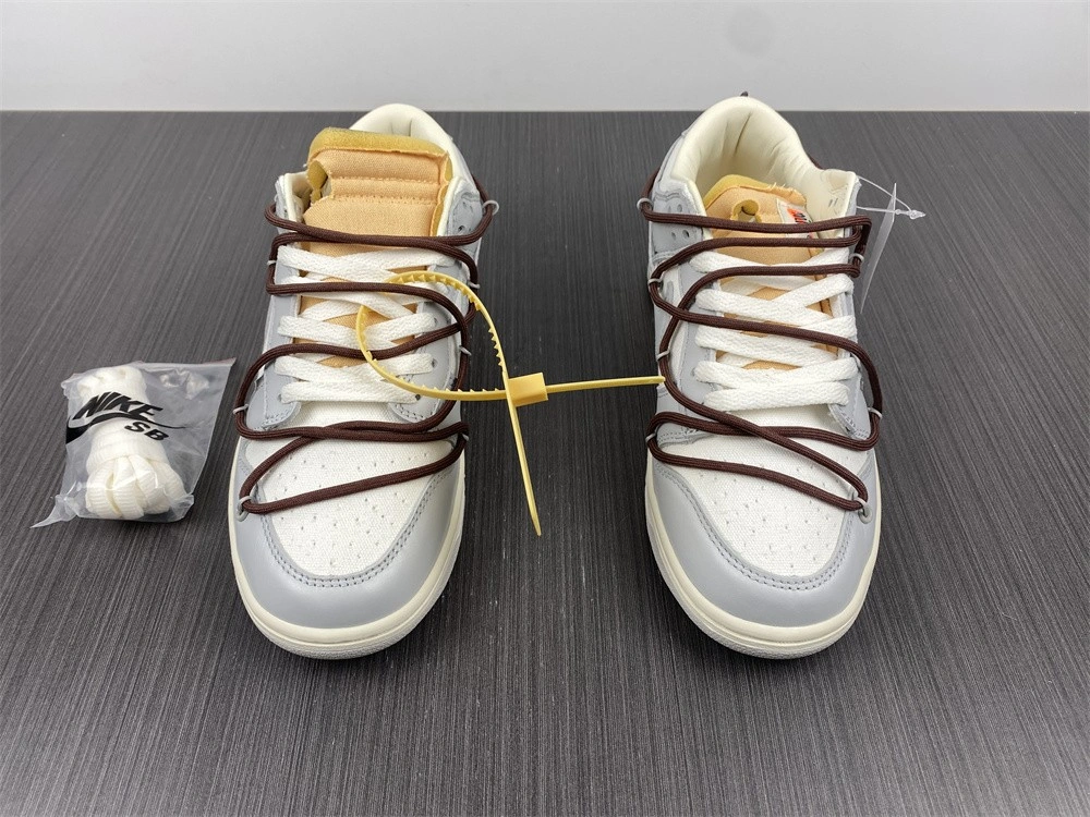 【Free shipping】Dunk Low Off-White Lot 46 DM1602- Supportive 465