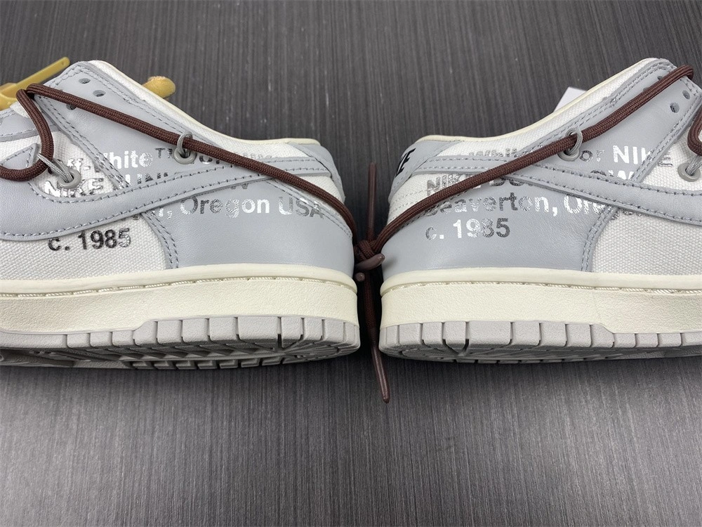 【Free shipping】Dunk Low Off-White Lot 46 DM1602- Supportive 465