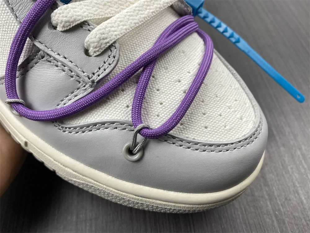 【Free shipping】Dunk Low Off-White Lot 47 DM1602- Vibrant 484
