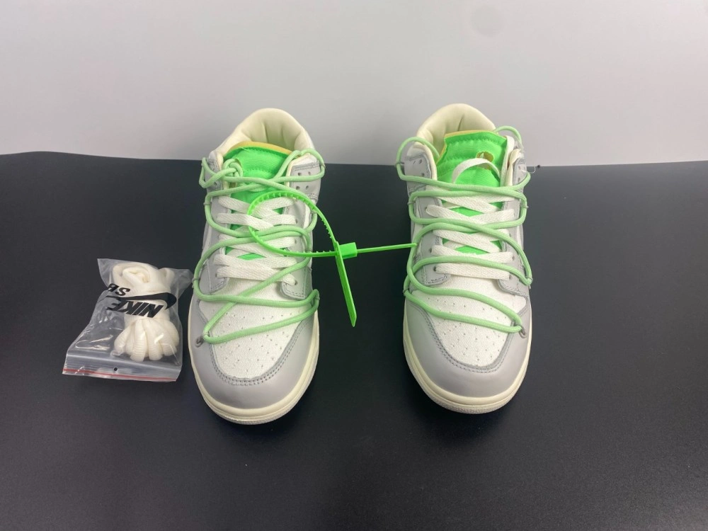 OnTrend 【Free shipping】Dunk Low Off-White Lot 7 DM1602- 452
