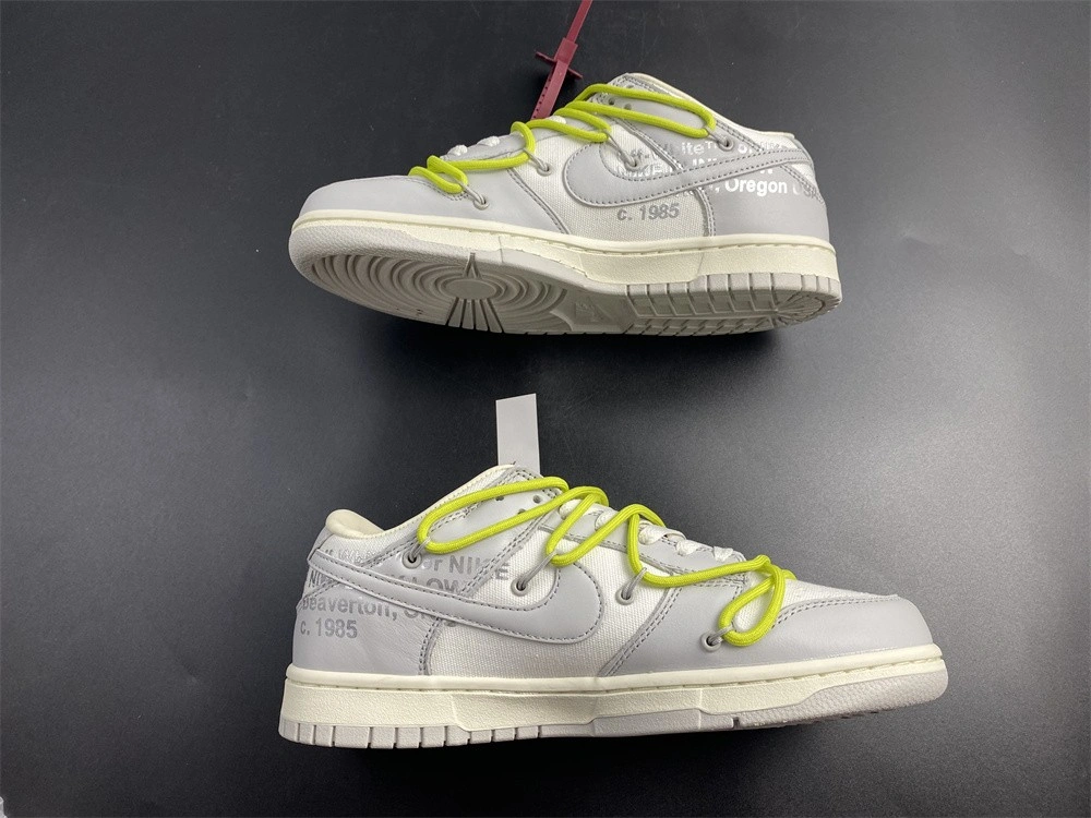 Minimalist 【Free shipping】Dunk Low Off-White Lot 8 DM1602- 453