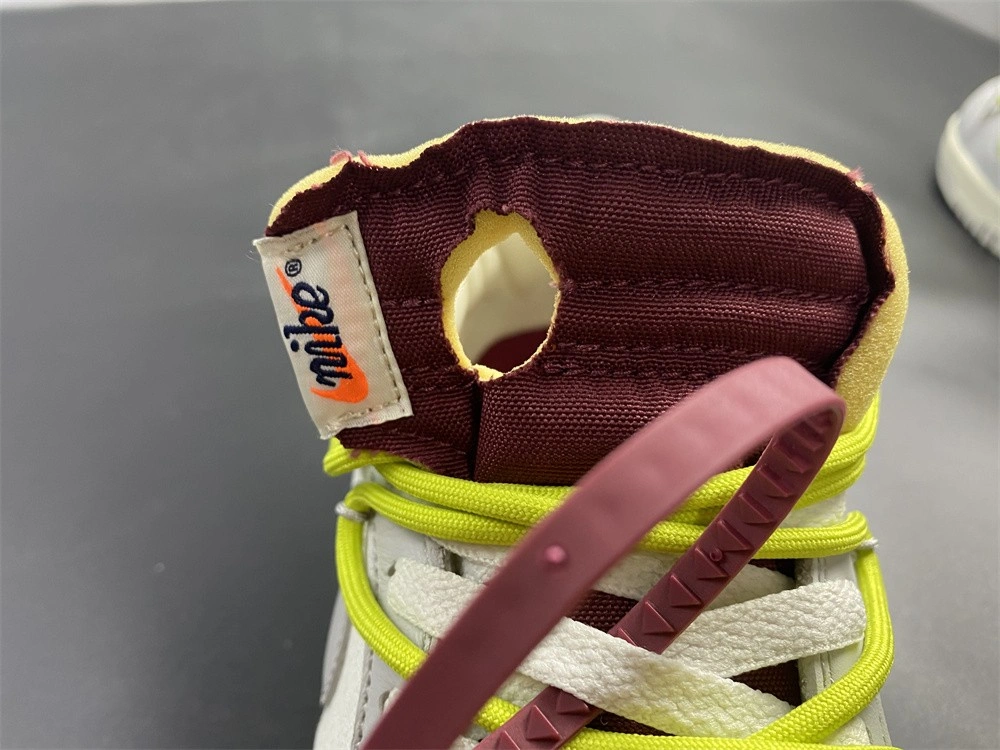 Minimalist 【Free shipping】Dunk Low Off-White Lot 8 DM1602- 453
