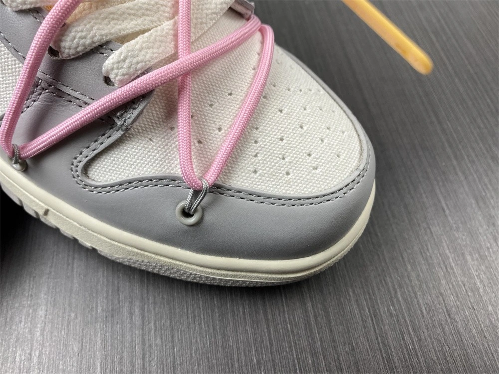 Comfortable 【Free shipping】Dunk Low Off-White Lot 9 DM1602- 488