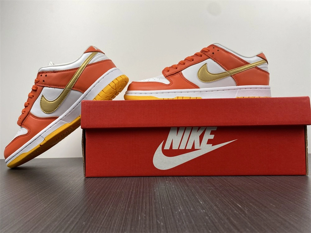 Affordable 【Free shipping】Dunk Low University Gold DQ4690- 485
