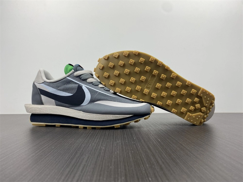 【Free shipping】LD Waffle sacai CLOT Kiss of Death 2 Cool Grey DH3114- Colorful 1188