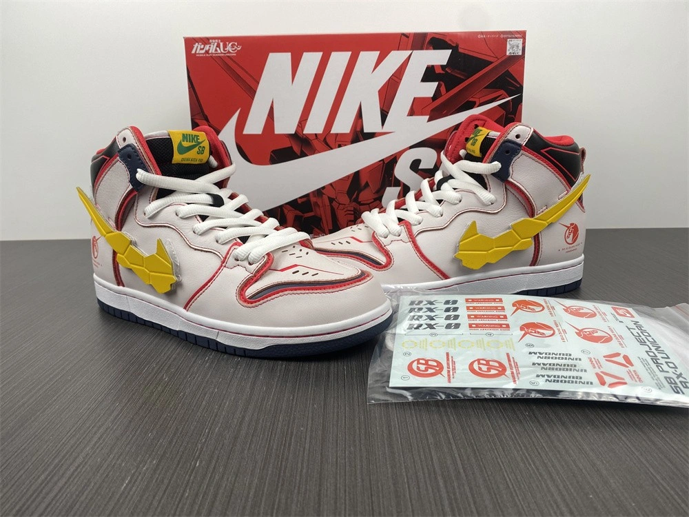 Practical 【Free shipping】SB Dunk High RX-0 Unicorn Gundam DH7717- 475