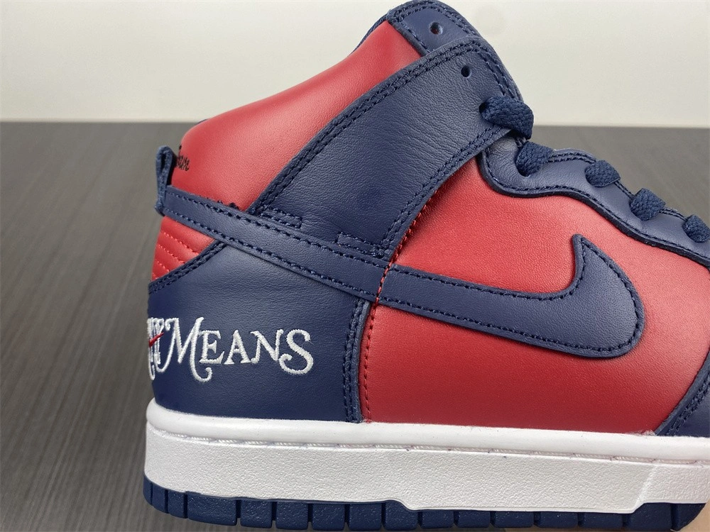 【Free shipping】SB Dunk High Supreme By Any Means Navy DN3741- SoftTouch 496