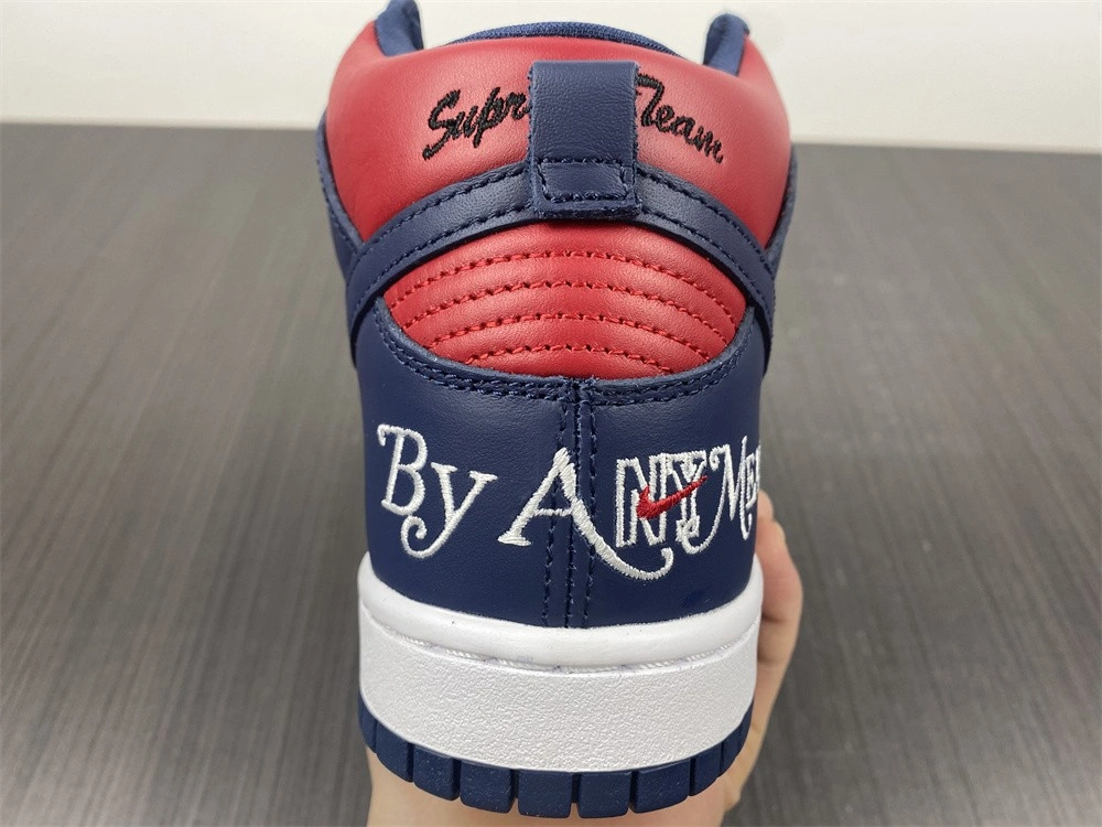 【Free shipping】SB Dunk High Supreme By Any Means Navy DN3741- SoftTouch 496