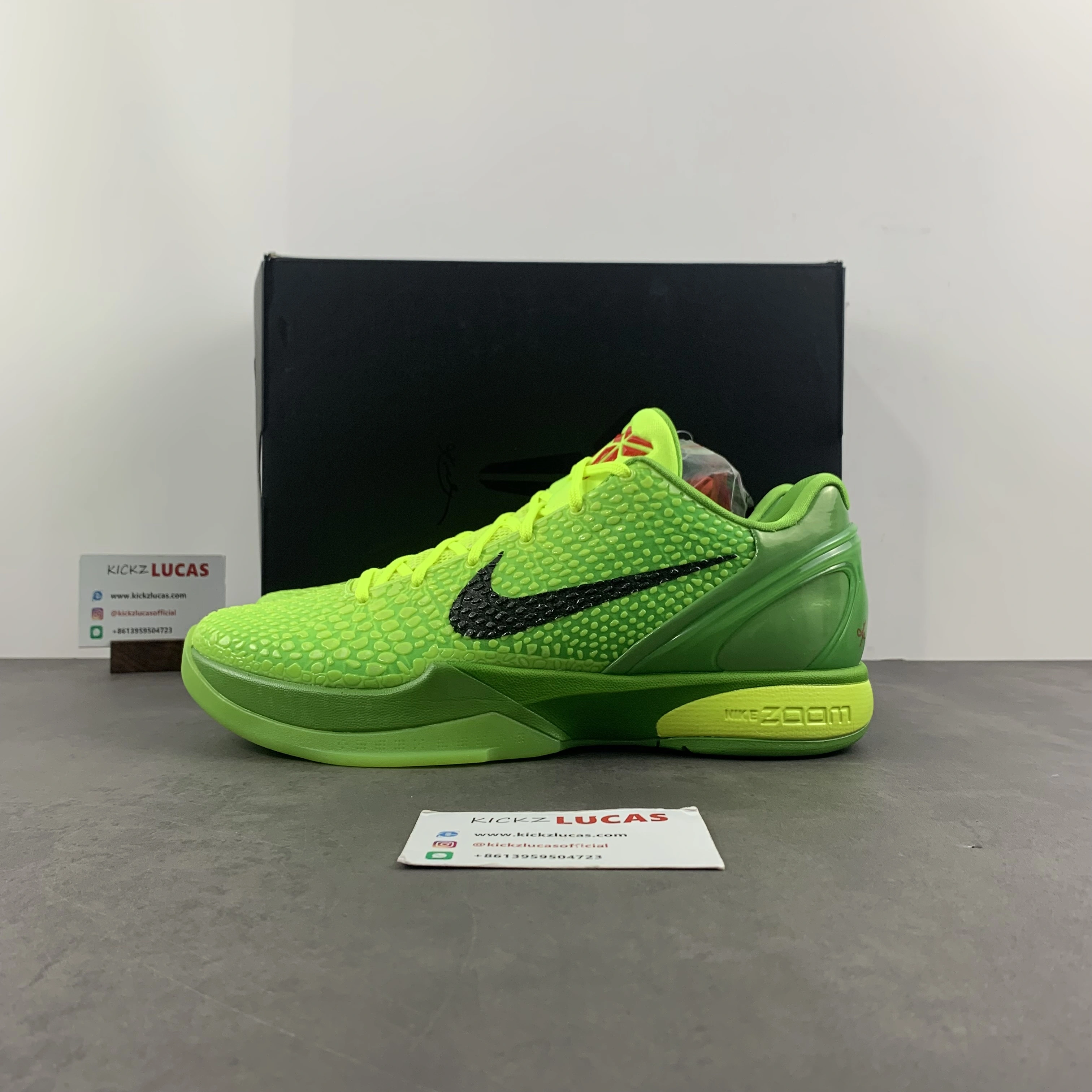 Bold GX Kobe 6 Protro Grinch CW2190- 1049