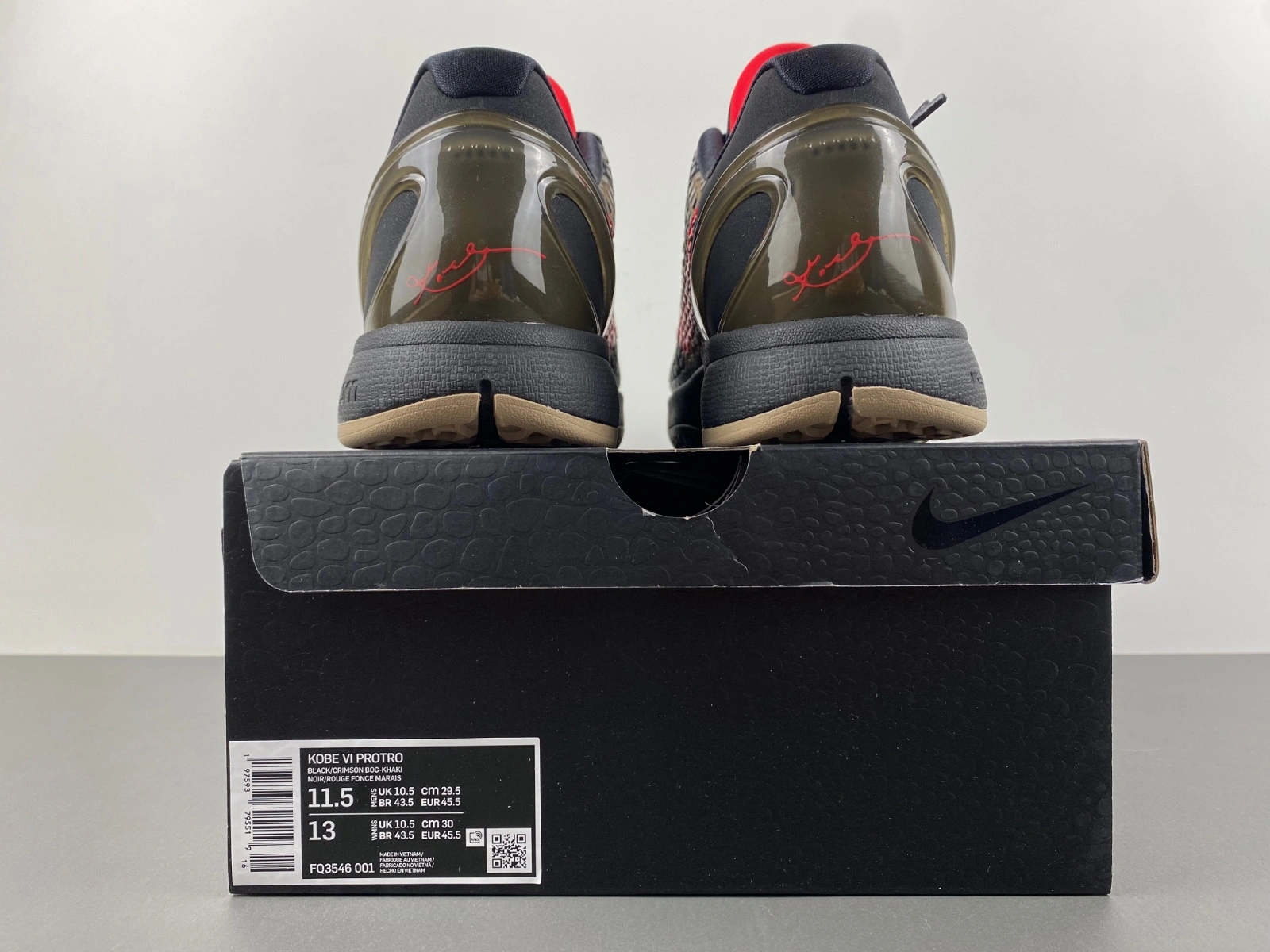 GX Kobe 6 Protro Italian Camo FQ3546- SmoothTexture 1022
