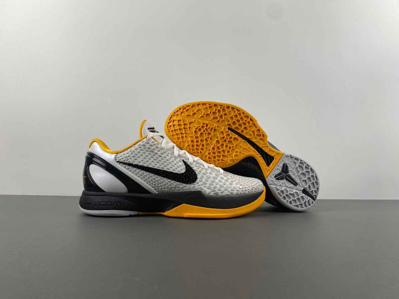 GX Kobe 6 Protro Playoff Pack White Del Sol CW2190- Stylish 1017