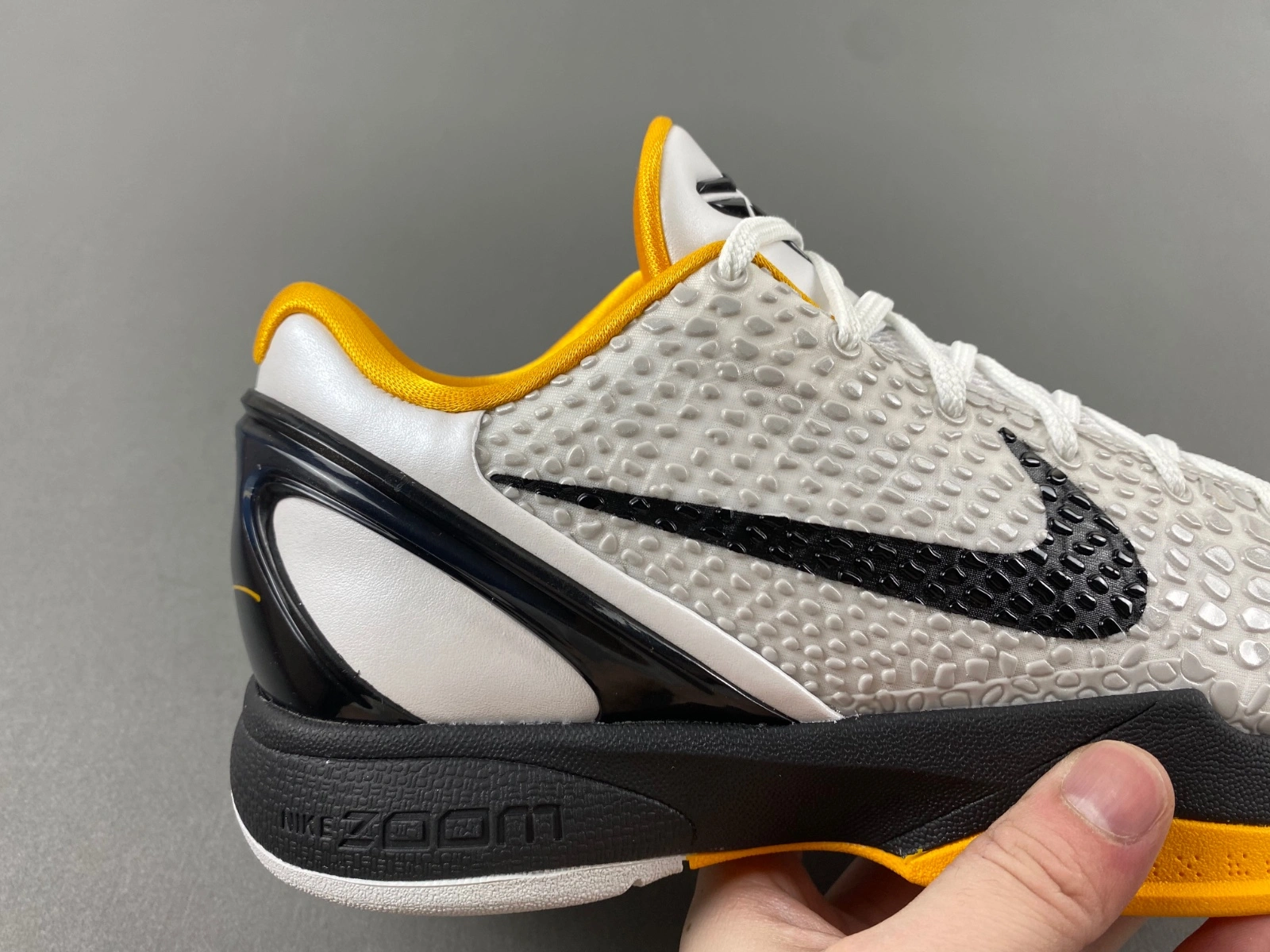 GX Kobe 6 Protro Playoff Pack White Del Sol CW2190- Stylish 1017