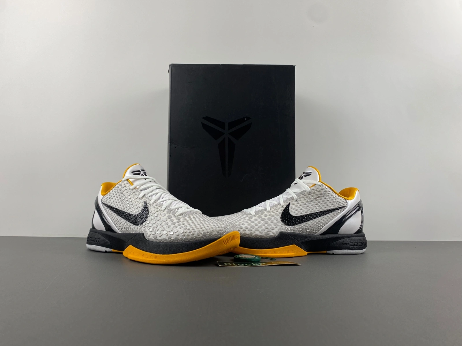 GX Kobe 6 Protro Playoff Pack White Del Sol CW2190- Stylish 1017