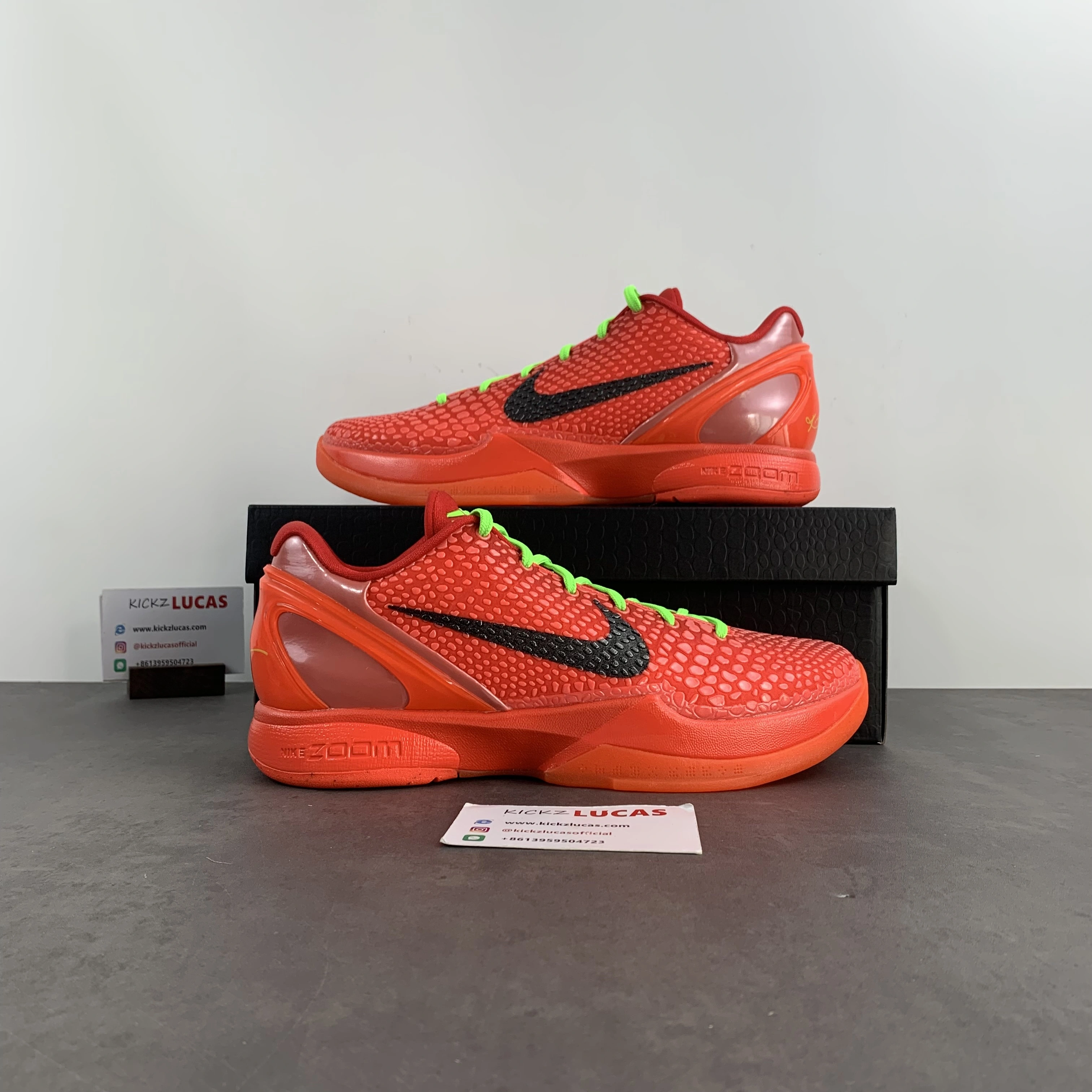 GX Kobe 6 Protro Reverse Grinch FV4921- Affordable 1047