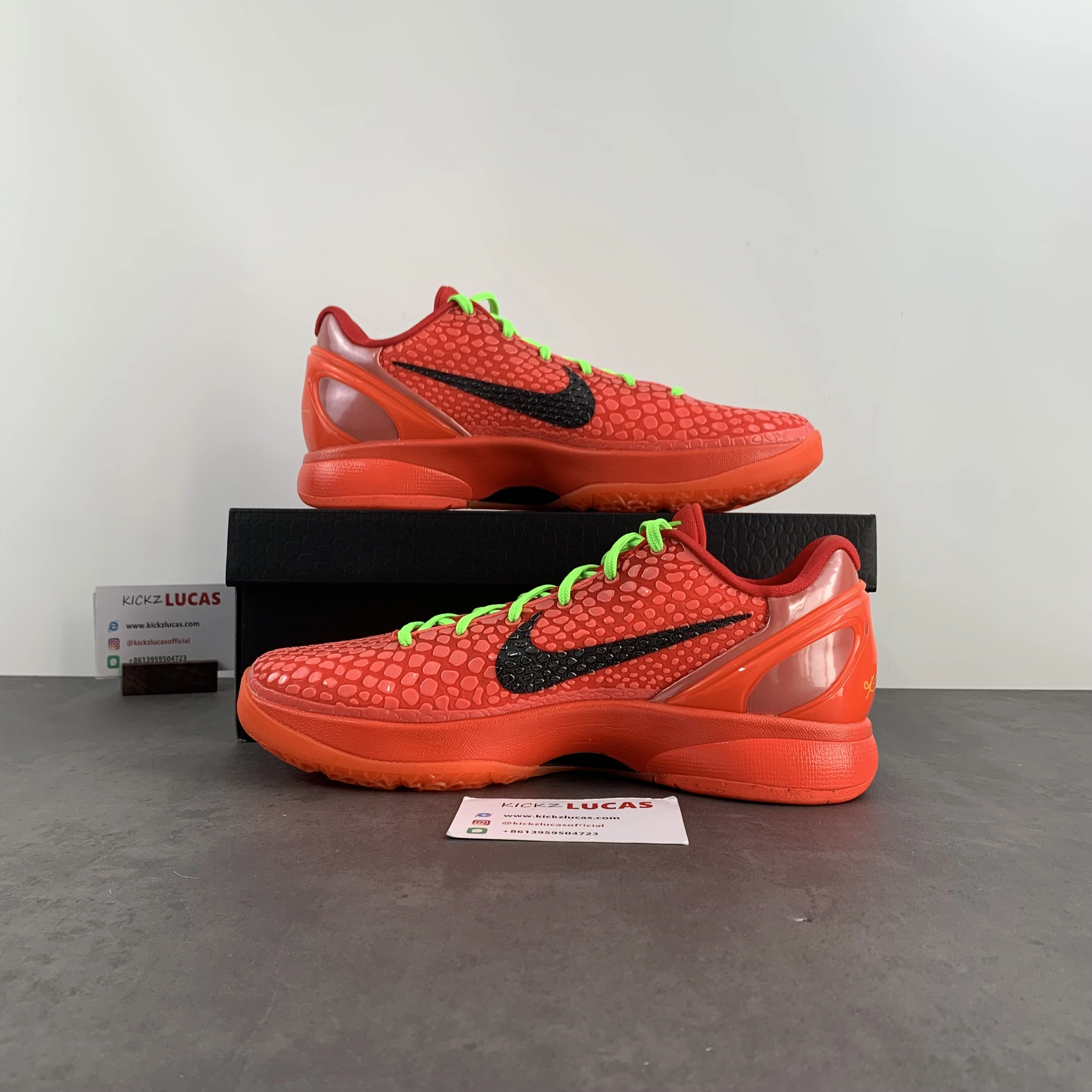 GX Kobe 6 Protro Reverse Grinch FV4921- Affordable 1047