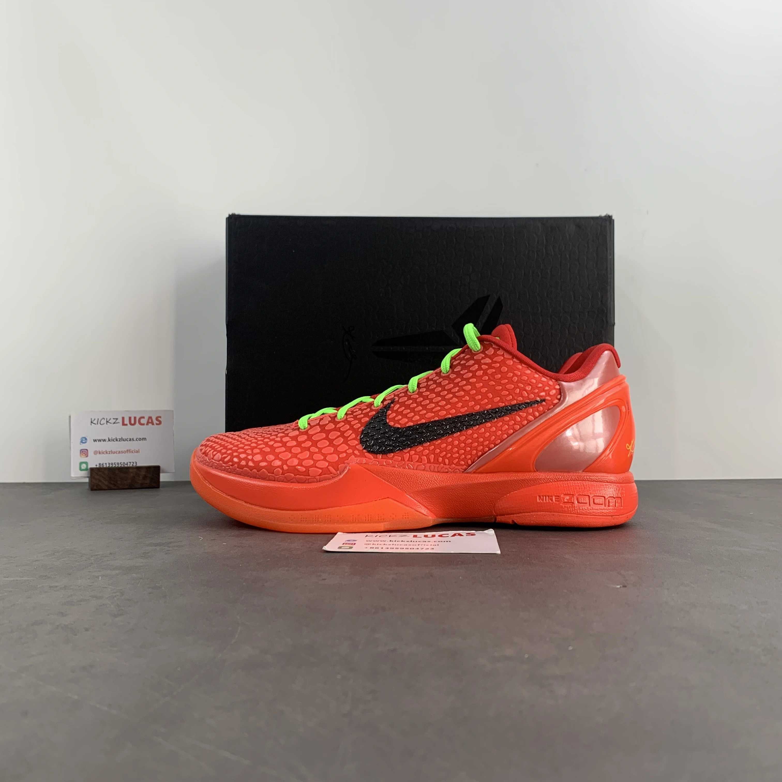 GX Kobe 6 Protro Reverse Grinch FV4921- Affordable 1047