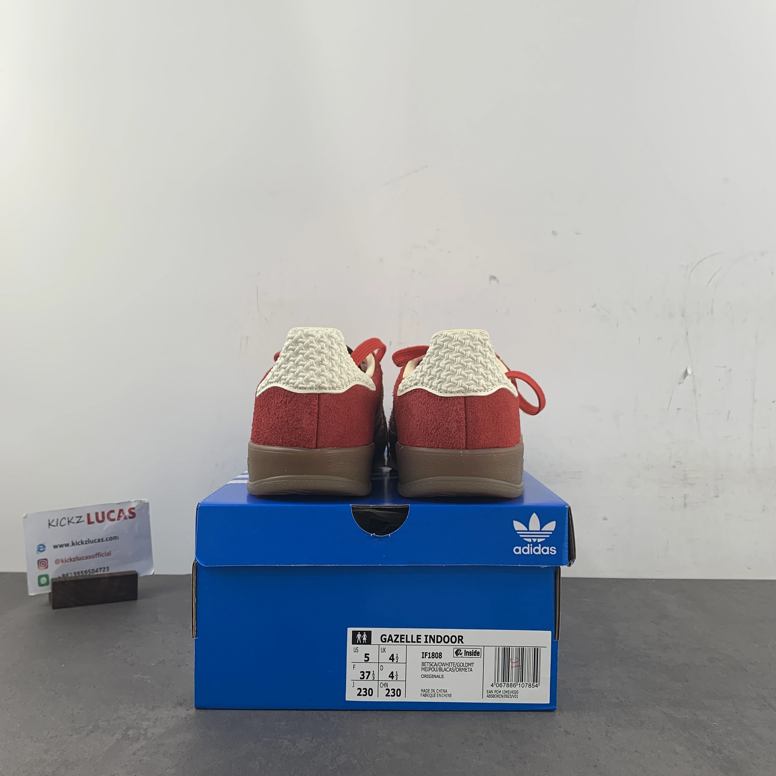 Gazelle Indoor Red IF ComfortFit 2789