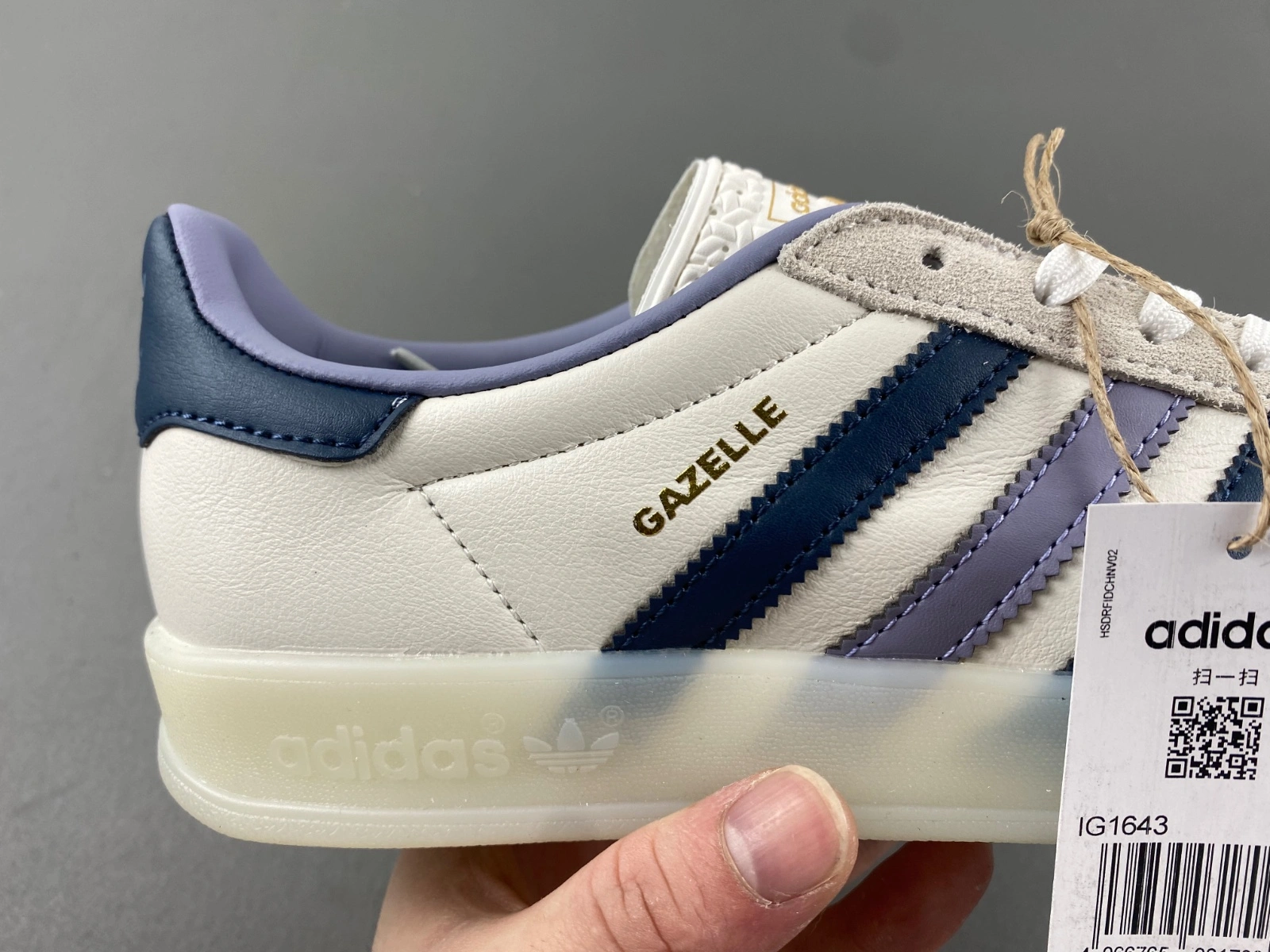 Gazelle Indoor White Preloved Ink IG Classic 2794