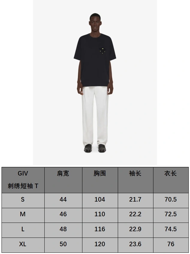 G*ivenchy T-shirt Top Quality D17 20240419- EasyMatch 14192
