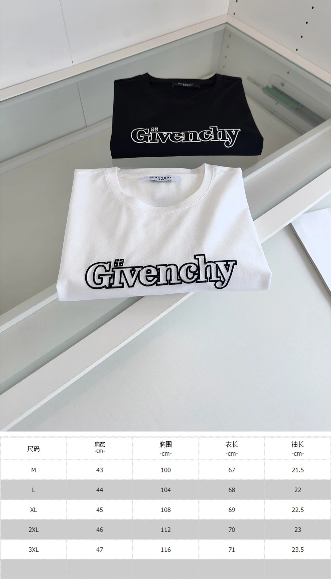 G*ivenchy T-shirt Top Quality D17 20240524- ComfortFit 14156