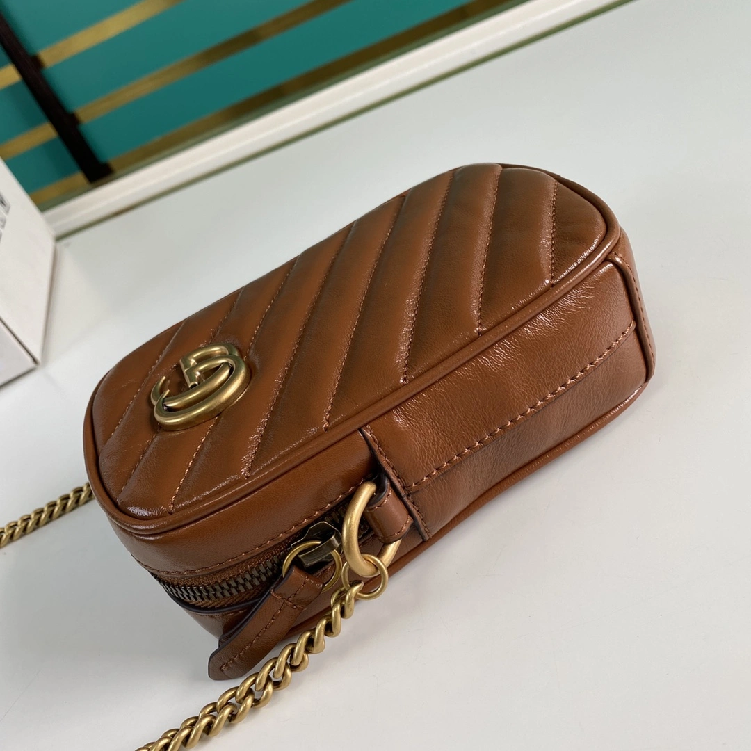 G*ucci Bag Top Quality 10.5*17*5cm Classic 8082