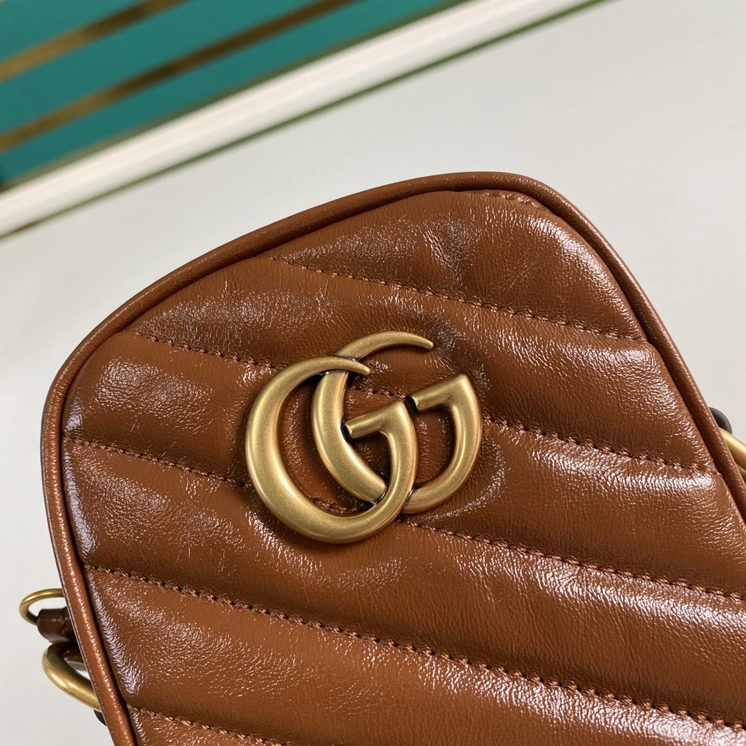 G*ucci Bag Top Quality 10.5*17*5cm Classic 8082